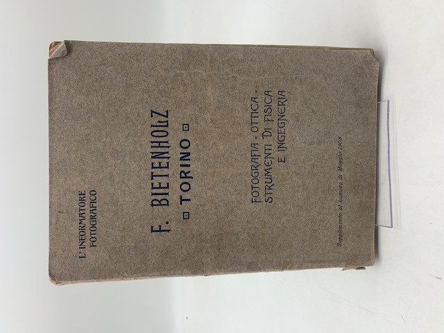 F. Bietenholz, Torino. Forniture generali per la fotografia (Catalogo)